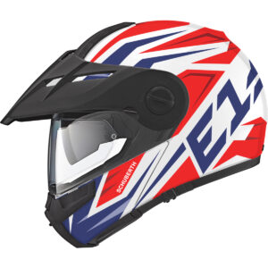 SCHUBERTH E1 Tuareg White / Red Helmet - Image 1
