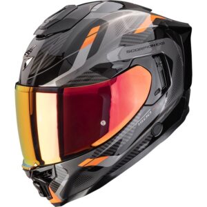 SCORPION Exo-1500 Aire Sleek Negro / Casco Naranja - Imagen 1