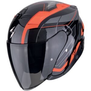 SCORPION Exo-Z1 Vue Casco Negro / Rojo - Imagen 1