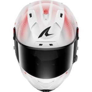 SHARK Aeron Speed-Tech Carbon / Casco Blanco / Rojo - Imagen 3