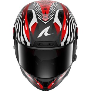 SHARK Aeron GP FIM Speed-Fancy Carbon / White / Red Helmet - Image 3