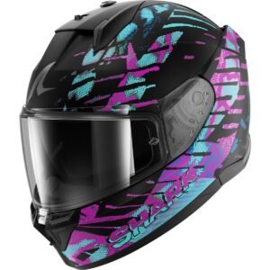 SHARK D-Skwal 3 Reptaia Negro / Casco Teal - Imagen 1