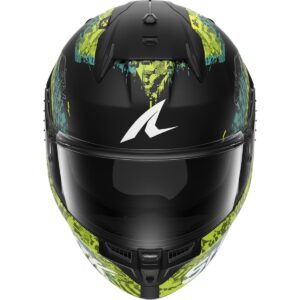 SHARK D-Skwal 3 Speed-Vib Negro / Verde / Casco Azul - Imagen 3