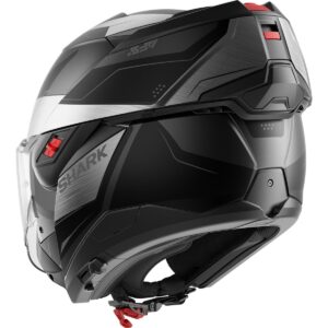 SHARK Oxo Mekarium Anthracite / Chrom / Black Helmet - Image 3