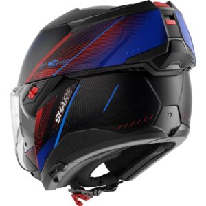 SHARK Oxo Speed-Tech Black / Blue / Red Helmet - Image 3