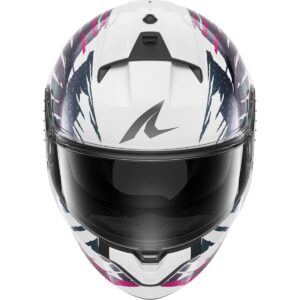 SHARK Ridill 2 Reptaia White / Violet / Teal Helmet - Image 3
