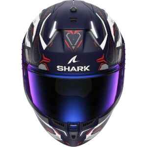 SHARK Skwal i3 Link Mat Azul / Blanco / Rojo Casco - Imagen 3