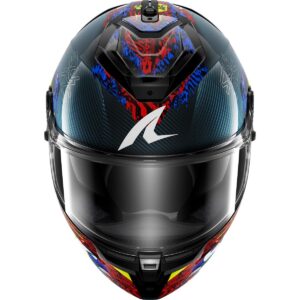 SHARK Spartan GT Pro Carbon Speed-Vib Carbon / Blue / Red Helmet - Image 3