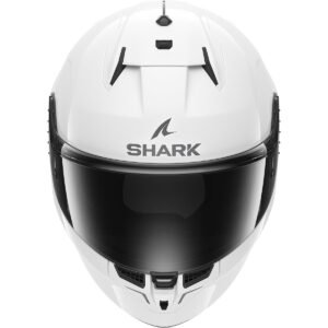 SHARK D-Skwal 3 Blank White Helmet - Image 3