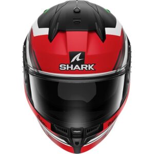 SHARK D-Skwal 3 Firstlap Matt Black / Red / Green Helmet - Image 3