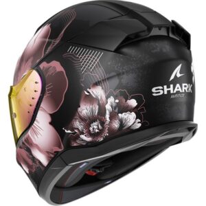 SHARK D-Skwal 3 Mayfer Black / Violet / Gold Helmet - Image 3