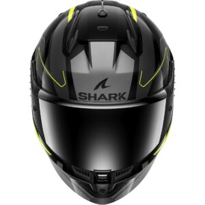 SHARK D-Skwal 3 Sizler Negro / Antracita / Casco Amarillo - Imagen 3