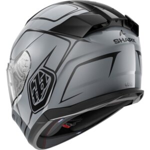 SHARK D-Skwal 3 TLD Drone Silver / Black / Silver Helmet - Image 3