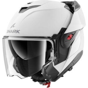 SHARK Oxo Blank Pearl White Helmet - Image 1