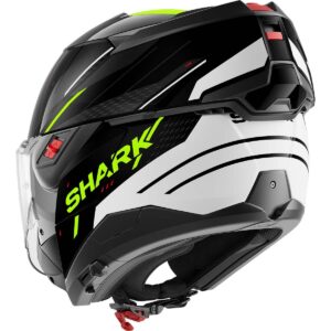 SHARK Oxo Rydger Black / White / Yellow Helmet - Image 3
