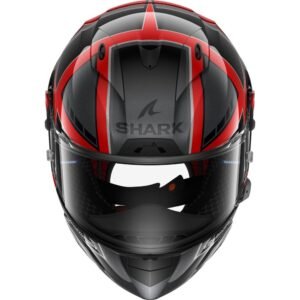 SHARK Race-R PRO GP 06 TLD Cam Petersen Negro / Rojo / Casco de Antracita - Imagen 2