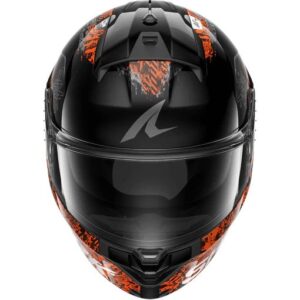 SHARK Ridill 2 Speed-Vib Black / Anthracite / Orange Helmet - Image 3