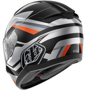SHARK Ridill 2 TLD Apex Silver / Black / Orange Helmet - Image 3