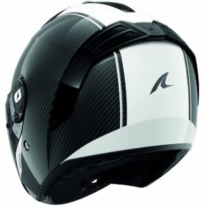 SHARK RS Jet Carbon White / Casco Negro - Imagen 3