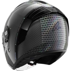 SHARK RS Jet Carbon Ikonik Iridium / Carbon Helmet - Image 3