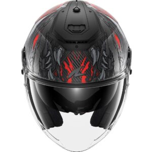 Shark RS Jet Carbon Shaytan Negro / Rojo / Casco de Antracita - Imagen 2
