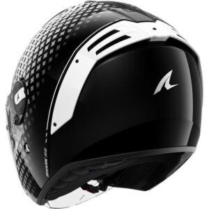 SHARK RS Jet Stride Black / White / Black Helmet - Image 3