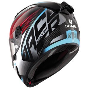 SHARK Race-R Pro Carbon Aspy Carbon / Red / Blue Helmet - Image 3
