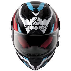 SHARK Race-R Pro Carbon Aspy Carbon / Red / Blue Helmet - Image 2