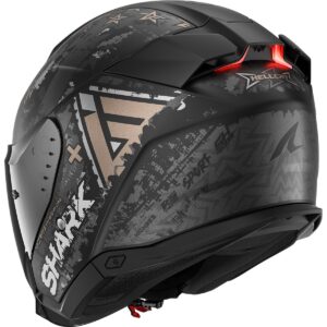 SHARK Skwal i3 Jet Hellcat Matt Black / Chrom / Anthracite Helmet - Image 3