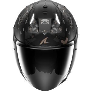 SHARK Skwal i3 Jet Hellcat Matt Black / Chrom / Anthracite Helmet - Image 2
