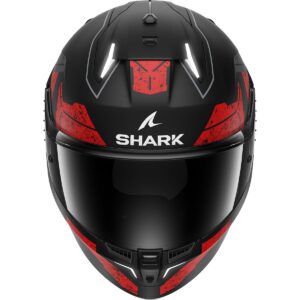 SHARK Skwal i3 Rhad Mat Black / Chrom / Red Helmet - Image 3