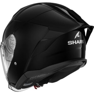 SHARK Skwal Jet Cup Blank Black Helmet - Image 3