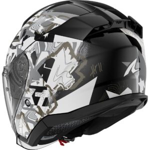 SHARK Skwal Jet Pranz Negro / Blanco / Casco de Oro - Imagen 3