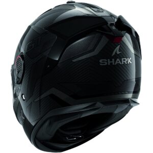 SHARK Spartan GT Pro Carbon Ritmo Carbon Anthracite / Chrom Helmet - Image 3