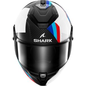 SHARK Spartan GT Pro Dokhta Carbon / White / Blue Helmet - Image 3