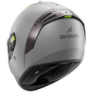 SHARK Spartan RS Blank SP Silver / Yellow / Silver Helmet - Image 3