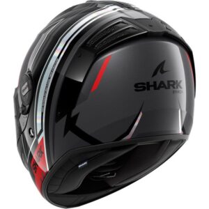 SHARK Spartan RS Byrhon Negro / Iridium / Casco Rojo - Imagen 3