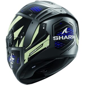 SHARK Spartan RS Mat Stingrey Negro / Blanco / Casco Azul - Imagen 3