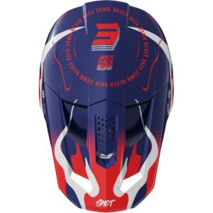 SHOT Speed Beast Blue / Red Pearly 2026 Helmet - Image 3