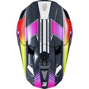 SHOT Lite Racing Blue / Neon Yellow / Pearly 2026 Helmet - Image 3