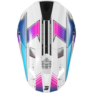 SHOT Lite Racing White / Pink / Pearly 2026 Helmet - Image 3