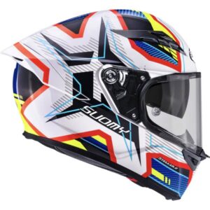 SUOMIA Stellar 2 Casco Blackstar Blanco / Azul - Imagen 3