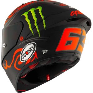 SUOMIA S1-XR GP Bagnaia Monster Replica Matt 2024 Casco - Imagen 3
