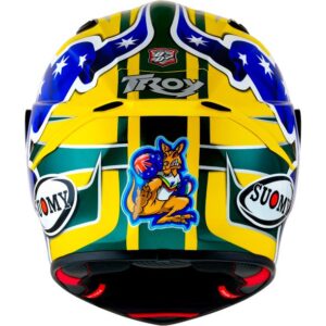 SUOMIA Track-1 Troy Bayliss Replica 2005 Casco - Imagen 3