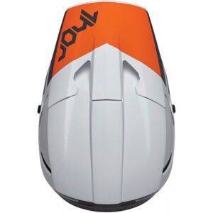 THOR Reflex ECE Cube Grey / Orange 2022 Helmet - Image 4