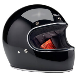 Casco integral BILTWELL Gringo Negro Brillo