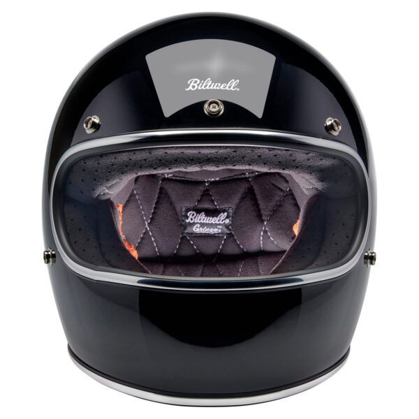 Casco integral BILTWELL Gringo Negro Brillo