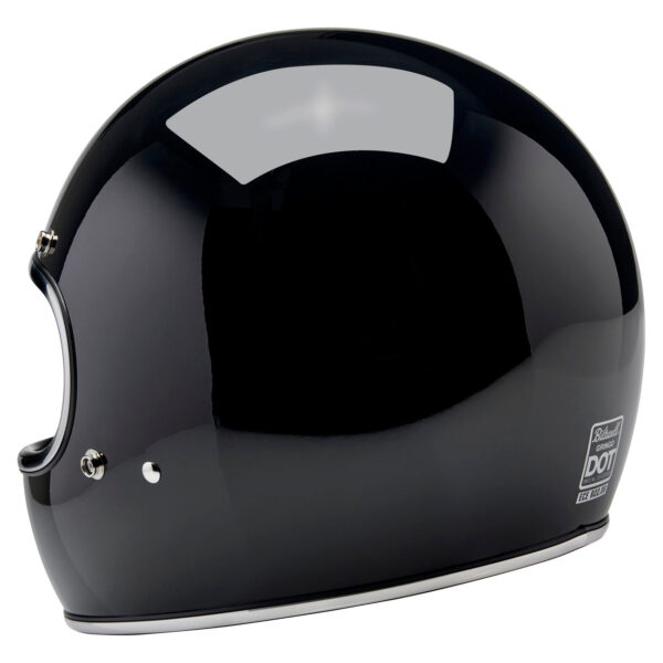 Casco integral BILTWELL Gringo Negro Brillo