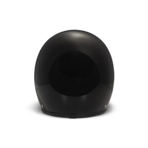Casco jet DMD Retro Solid Negro Brillo