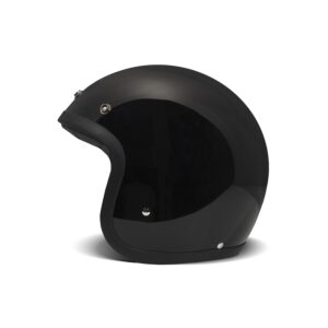 Casco jet DMD Vintage Negro Brillo